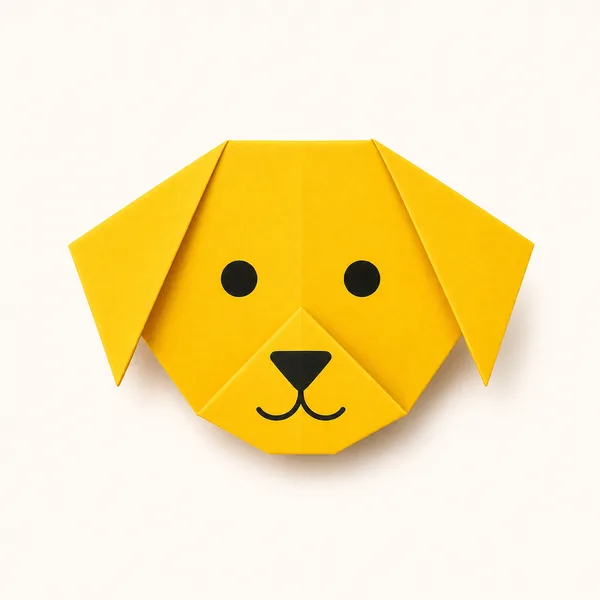 Origami de cachorro